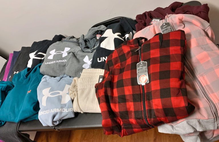 Bridge of Kindness Happy Acres mission - donated clothing and supplies for children